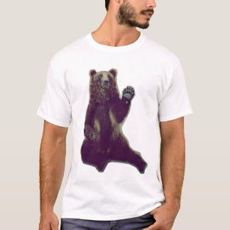Herr Bear sagt hallo T-Shirt