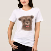 Herr Bear Tri-Blend Shirt (Vorderseite)