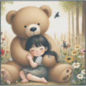 Herr Bearhug Aufkleber (Vorderseite)