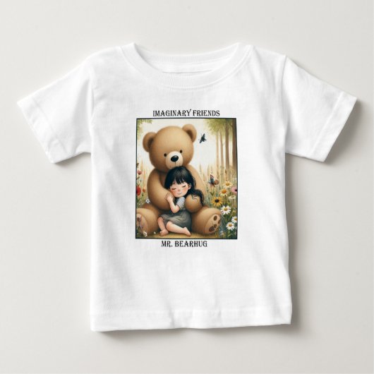 Herr Bearhug Baby T-shirt (Vorderseite)