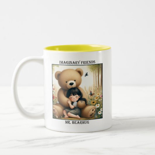Herr Bearhug Zweifarbige Tasse (Links)