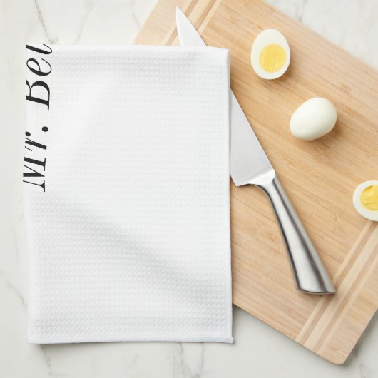 Herr Belvedere Küchentuch (Viertel Falte)