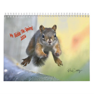 Herr Bickles Das Eichhörnchen - mittlerer Kalender