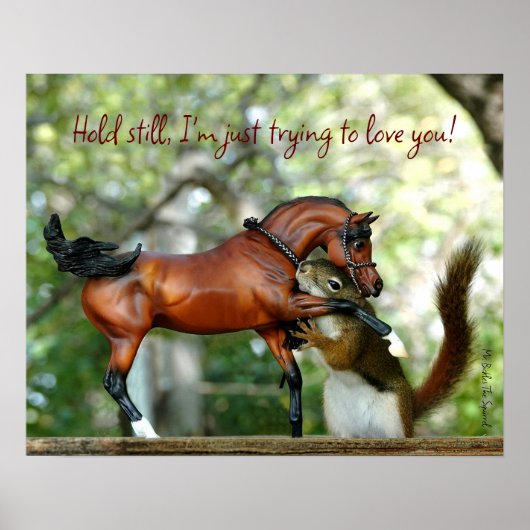 Herr Bickles Das Eichhörnchenplakat mit Empres Poster (Vorne)