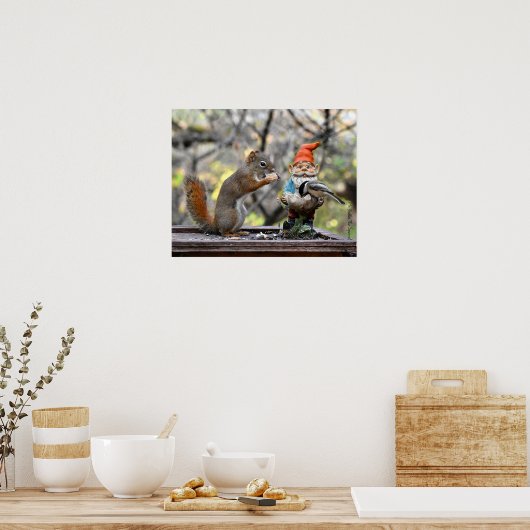 Herr Bickles Das Eichhörnchenplakat Poster (Küche)