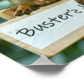 Herr Bickles Das Eichhörnchenplakat Poster (Ecke)