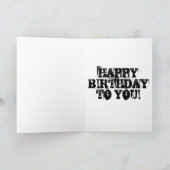 HERR BIG STUFF CARD KARTE (Innenseite)