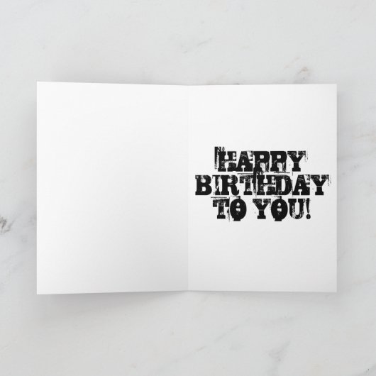 HERR BIG STUFF CARD KARTE (Innenseite)