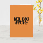 HERR BIG STUFF CARD KARTE (Gelbe Blume)