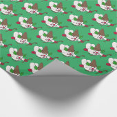 Herr Bingle, Christmas Wrapping Paper Geschenkpapier (Ecke)