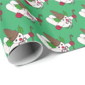 Herr Bingle, Christmas Wrapping Paper Geschenkpapier (Rolleneckpunkt)