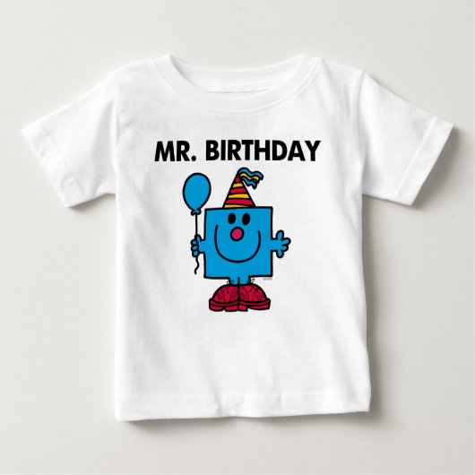 Herr Birthday | Happy Birthday Balloon Baby T-shirt (Vorderseite)