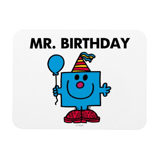 Herr Birthday | Happy Birthday Balloon Magnet (Horizontal)
