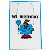 Herr Birthday | Happy Birthday Balloon Mittlere Geschenktüte (Vorderseite)