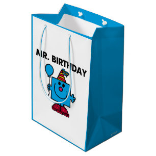 Herr Birthday   Happy Birthday Balloon Mittlere Geschenktüte