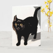 Herr Black Karte (Gelbe Blume)