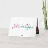 Herr Blue Klaus Feiertagskarte (Rückseite)