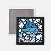 Herr Blue Sky Magnet (Vorderseite/Rückseite)