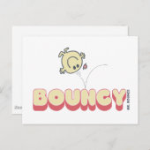 Herr Bounce Bouncing auf seinem Kopf Postkarte (Vorne/Hinten)