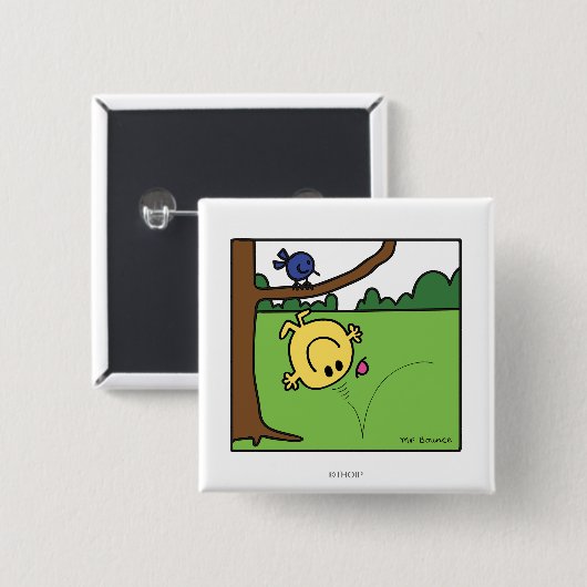 Herr Bounce im Park Button (Vorne & Hinten)