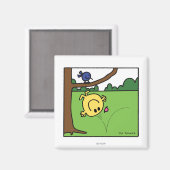 Herr Bounce im Park Magnet (Vorderseite/Rückseite)