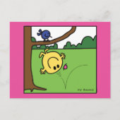 Herr Bounce im Park Postkarte (Vorderseite)