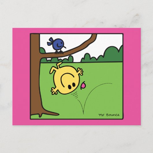 Herr Bounce im Park Postkarte (Vorderseite)