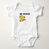 Herr Bounce | Klassische Pose Baby Strampler (Vorderseite)