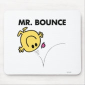 Herr Bounce | Klassische Pose Mousepad (Vorne)