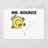Herr Bounce | Klassische Pose Postkarte (Vorderseite)