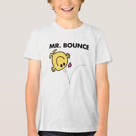 Herr Bounce | Klassische Pose Tri-Blend Shirt (Vorderseite)