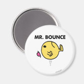 Herr Bounce | Unglücklicher Abbruch Magnet (Vorderseite/Rückseite)