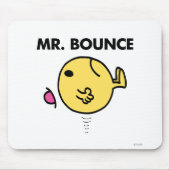 Herr Bounce | Unglücklicher Abbruch Mousepad (Vorne)