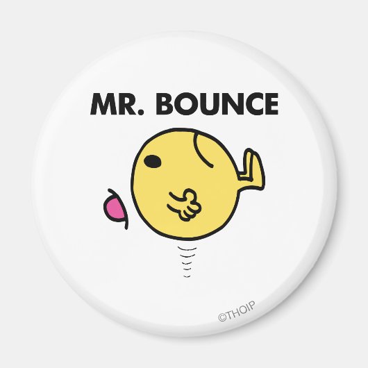 Herr Bounce | Unzufriedene Bouncing Magnet (Vorne)