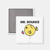 Herr Bounce | Unzufriedene Bouncing Magnet (Vorderseite/Rückseite)