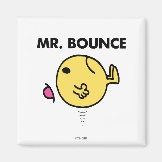 Herr Bounce | Unzufriedene Bouncing Magnet (Vorne)