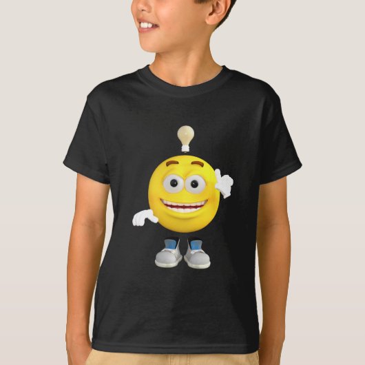 Herr Brainy das dieses Emoji Lieben zu denken T-Shirt (Vorderseite)