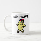 Herr Brave Waving Hello Kaffeetasse (Links)