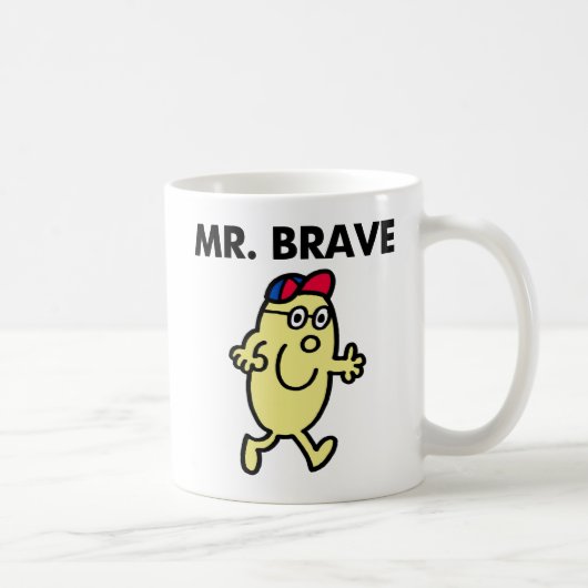 Herr Brave Waving Hello Kaffeetasse (Rechts)