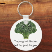 Herr Broccoli Schlüsselanhänger (Vorderseite)