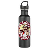 Herr Brown Coffee Classic Edelstahlflasche (Vorderseite)