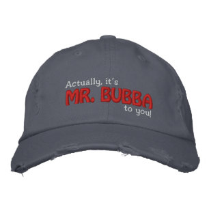 HERR Bubba für dich! Bestickte Baseballkappe