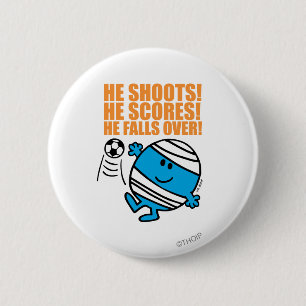 Herr Bump beim Fußballspiel Button