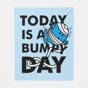 Herr Bump Heute ist ein holperiger Tag Fleecedecke