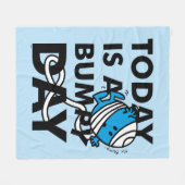 Herr Bump | Heute ist ein holperiger Tag Fleecedecke (Vorderseite (Horizontal))