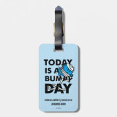 Herr Bump | Heute ist ein holperiger Tag Gepäckanhänger (Rückseite vertikal)