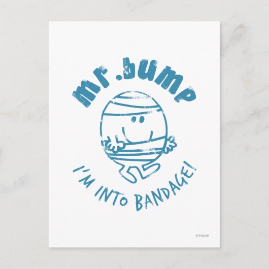 Herr Bump | Ich bin in Verband Postkarte (Vorderseite)