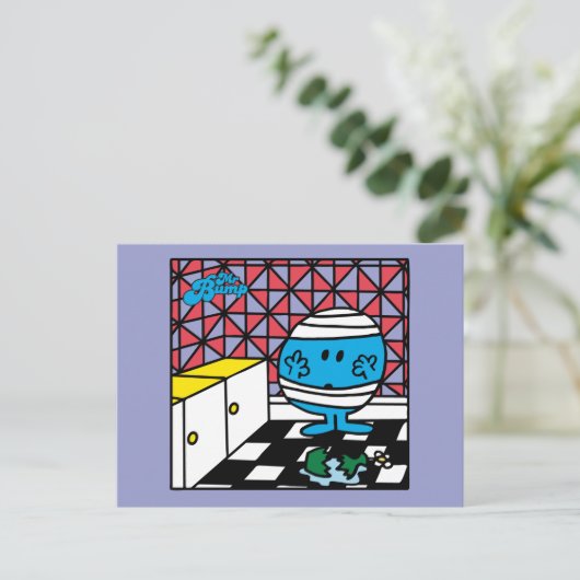 Herr Bump | Küchenunfall Postkarte (Stehend Vorderseite)
