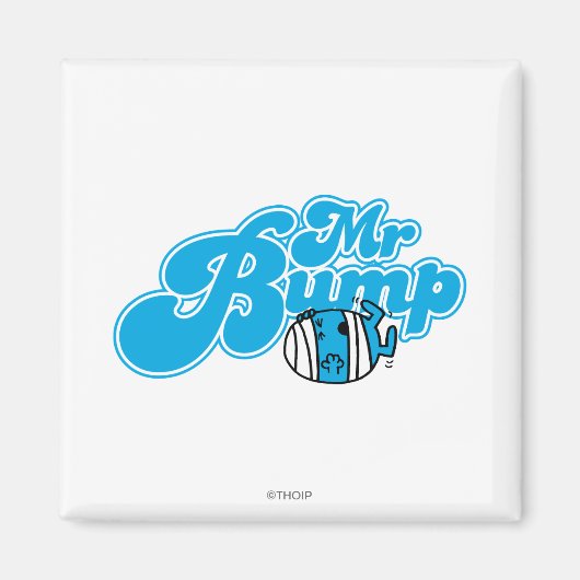 Herr Bump Logo 1 Magnet (Vorne)