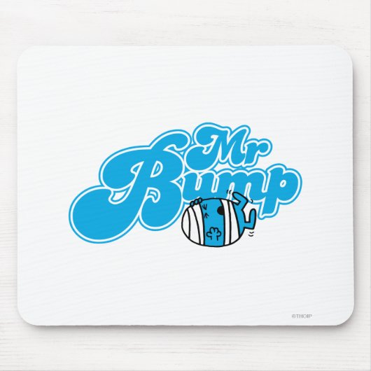 Herr Bump Logo 1 Mousepad (Vorne)